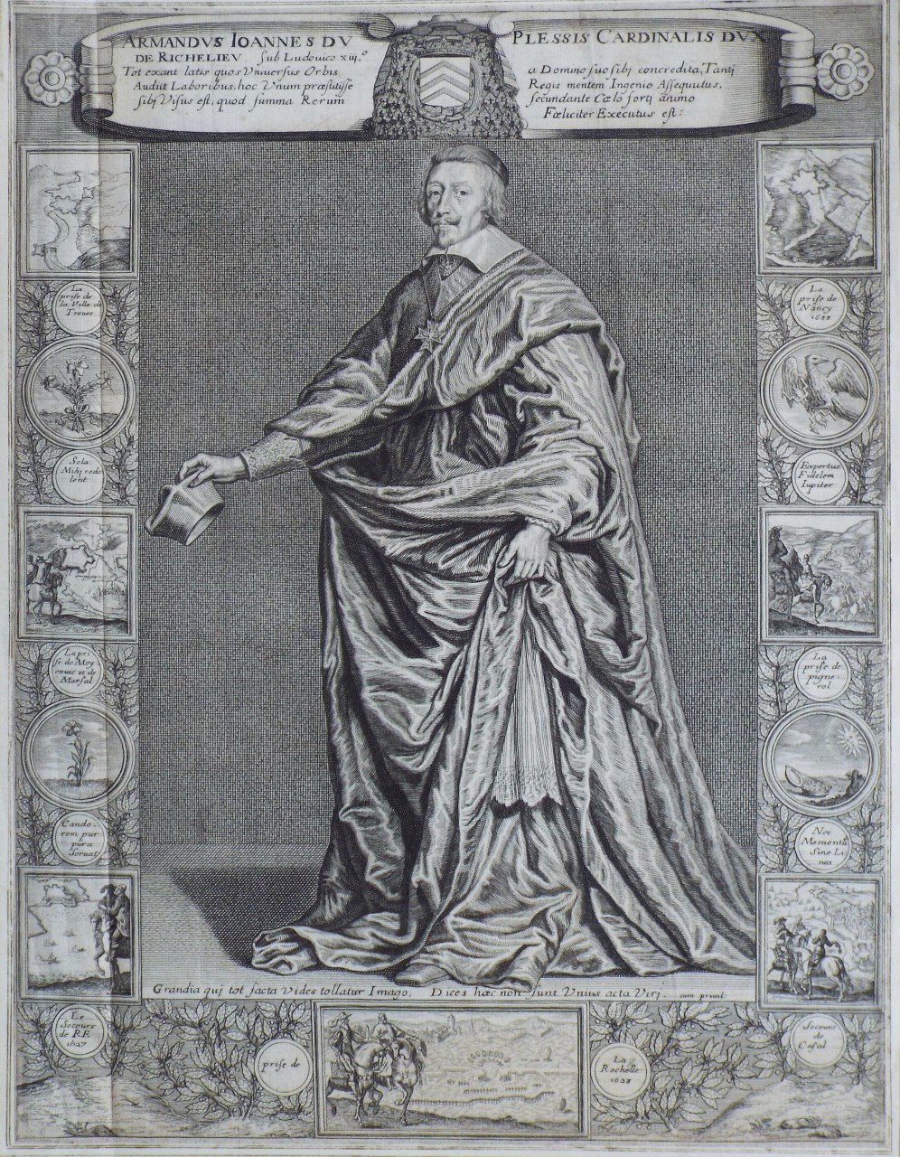 Print - Armandus Joannes du Plessis Cardinalis Dux de Richelieu - Bignon